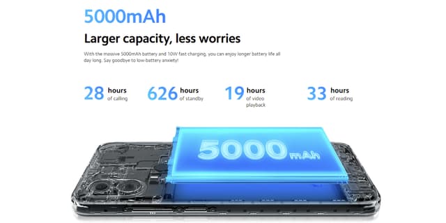 موبايل جوال شاومي ريدمي A2 بلس رام 2 جيجا 32 جيجا تخزين أزرق فاتح شاومي Xiaomi Redmi A2+ - 2GB RAM + 32GB Storage