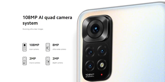 موبايل جوال شاومي ريدمي نوت 11 اس رام 8 جيجا 128 جيجا تخزين أزرق شاومي Xiaomi Redmi Note 11S Dual SIM