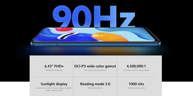 موبايل جوال شاومي ريدمي نوت 11 اس رام 8 جيجا 128 جيجا تخزين أزرق شاومي Xiaomi Redmi Note 11S Dual SIM