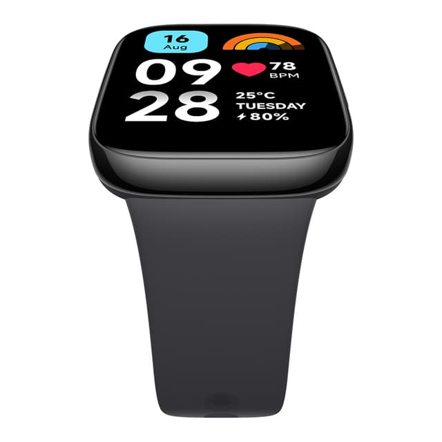 ساعة ريدمي واتش 3 اكتيف باللون الاسود بشاشة 1.83 بوصة ومقاومة للماء من شاومي Redmi Watch 3 Active Black 1.83" LCD Display