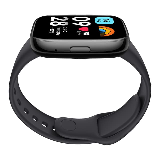 ساعة ريدمي واتش 3 اكتيف باللون الاسود بشاشة 1.83 بوصة ومقاومة للماء من شاومي Redmi Watch 3 Active Black 1.83" LCD Display
