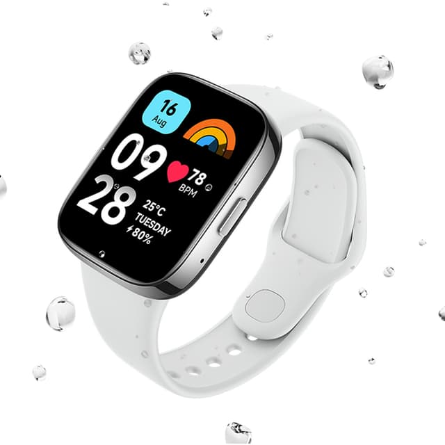 ساعة ريدمي واتش 3 اكتيف باللون الرمادي بشاشة 1.83 بوصة ومقاومة للماء من شاومي Redmi Watch 3 Active Grey 1.83" LCD Display