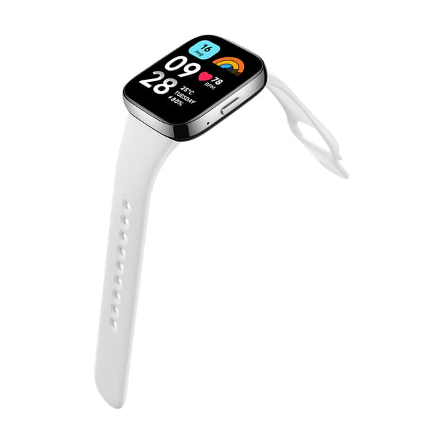 ساعة ريدمي واتش 3 اكتيف باللون الرمادي بشاشة 1.83 بوصة ومقاومة للماء من شاومي Redmi Watch 3 Active Grey 1.83" LCD Display