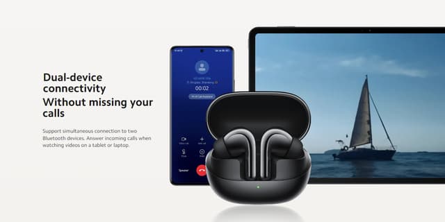 Xiaomi Buds 4 Pro: Wireless Earbuds with Hi-Res Audio Support, Dual Dynamic Drivers, Up to 48dB Active Noise Cancellation, 38 Hours Battery Life