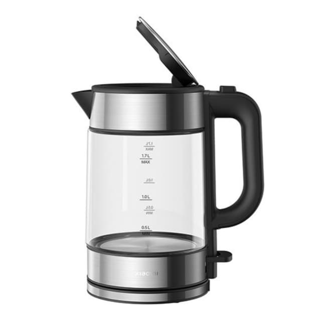 غلاية ماء تعمل على الكهرباء زجاجية وبإضاءة ليد من شاومي Xiaomi Electric Glass Kettle LED lit illuminated boiling