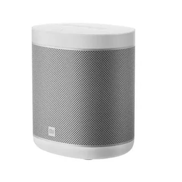 سبيكر بلوتوث باللون الابيض مخرج 12 واط ازرار تحكم حساسة للمس و واي فاي وميكروفونات بعيدة المدى من شاومي Xiaomi MI Smart Speaker White 12W Output 63.5mm Sound Driver DTS Professional Tuned Sound 2 Far field Mics Touch Sensitive Buttons Wifi Bluetooth Connectivity