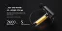 جهاز المساج 4 رؤوس 32 مستوى من الشدة وبطارية 1500 مللي امبير من شاومي Xiaomi Massage Gun UK 4 Massage Heads 32 Levels of Intensity 1500mAh Battery Portable and Lightweight