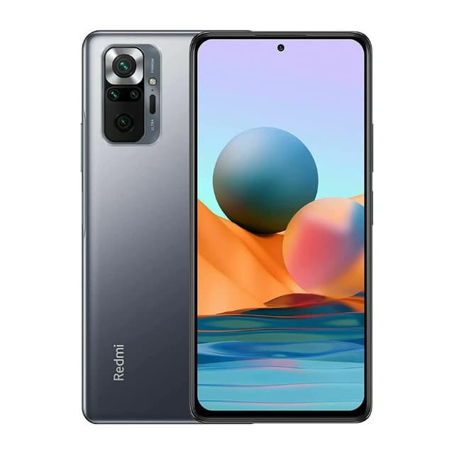 Xiaomi Redmi Note 10 Pro, 6.67" AMOLED Display, 6GB RAM, 128GB Storage, 33W Fast Charging, 108MP Camera, Snapdragon 732G, 5020mAh Battery, Onyx Gray