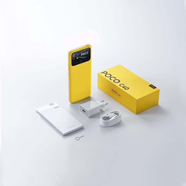 Xiaomi POCO C40 - 4GB RAM + 64GB Storage, 6.71" HD+ Display, Octa-core Processor, 13MP Dual Camera, 6000mAh Battery, 18W Fast Charging, Power Black