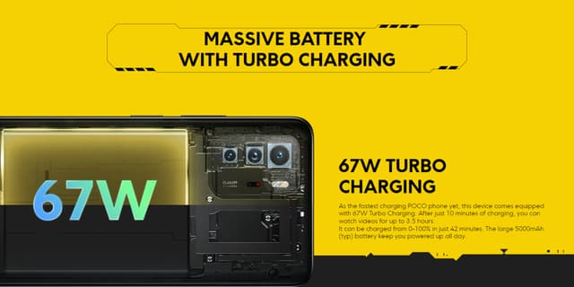 بوكو اكس 3 جي تي بتقنيات الجيل الخامس وبشحن توربو 67 واط وبمعالج ميدياتيك 1100 من شاومي Xiaomi Poco X3 GT 5G Smartphone 6.6" FHD+ Display MediaTek Dimensity 1100 Processor 5000mAh Battery 67W Turbo Charging and 64MP Triple Camera