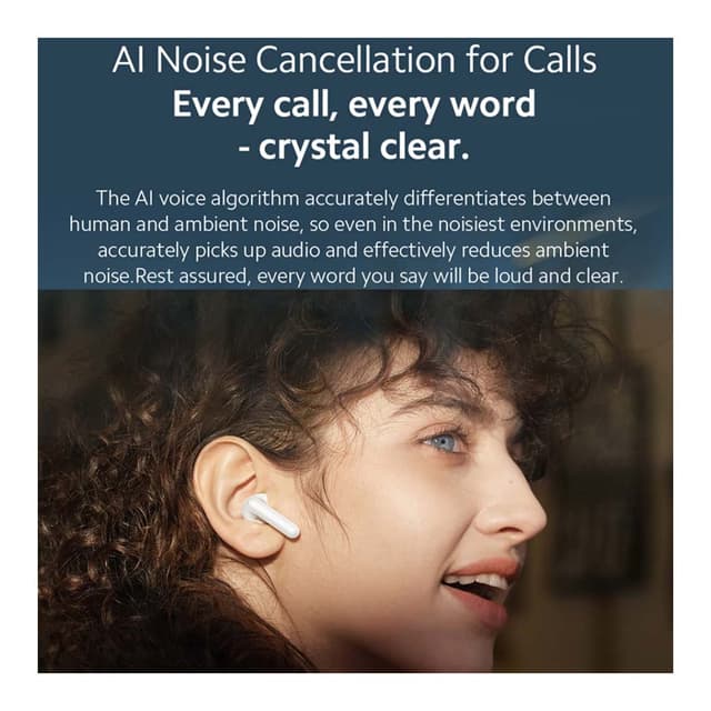 سماعة شاومي بلوتوث بودز 4 لايت أبيض شاومي Xiaomi Redmi Buds 4 Lite TWS Wireless Earbuds