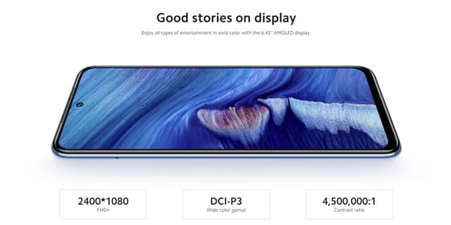 Xiaomi Redmi Note 10S - 6GB RAM + 128GB Storage, 6.43" AMOLED DotDisplay, MediaTek Helio G95 Processor, 64MP Quad Camera, 5000mAh Battery, 33W Fast Charging, Ocean Blue