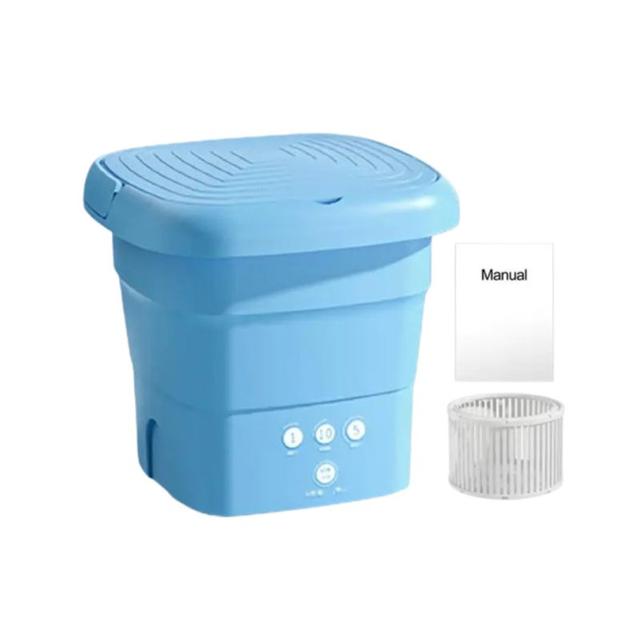 غسالة ملابس صغيره قابلة للطي 6.5 لتر Portable Folding Washing Machine