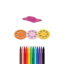 Drawing Painting Set With Projector, 12 Watercolor Pen And Drawing Book  - SW1hZ2U6MzM2MTU5OQ==