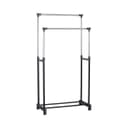 علاقة ملابس حديد عمودية مع رف تخزين Stainless Steel Clothes Rack Hanger