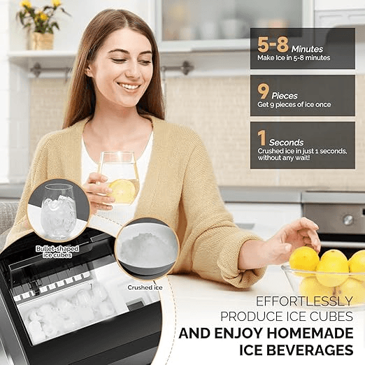 Sveria 3 In 1 Water Dispenser And Ice Maker Smart APP Remote Control