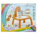 طاولة رسم للاطفال مع بروجكتر مع 12 قلم تلوين Drawing Painting Set With Projector