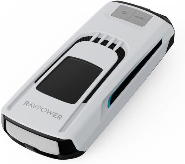 اشتراك للسيارة متنقل راف باور 12 فولت مع باوربانك 24000 مللي أمبير وكشاف طوارئ​ RAVPower 3in1 Jump Starter And Power Bank with LED Flashlight