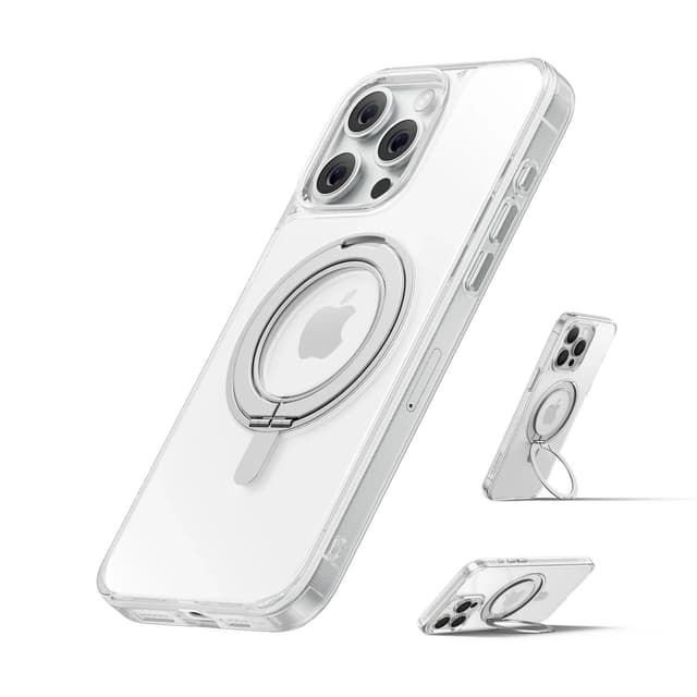 Anker iPhone 16 Pro Magnetic Clear Case With Ring Stand
