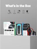 RAVPower 3-in-1 Jump Starter with 16000mAh Power Bank And LED Flashlight