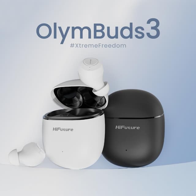 سماعة اذن بلوتوث هاي فيوتشر أوليمبودز 3 HiFuture OlymBuds3 Comfort Fit Wireless Earbuds - 722116