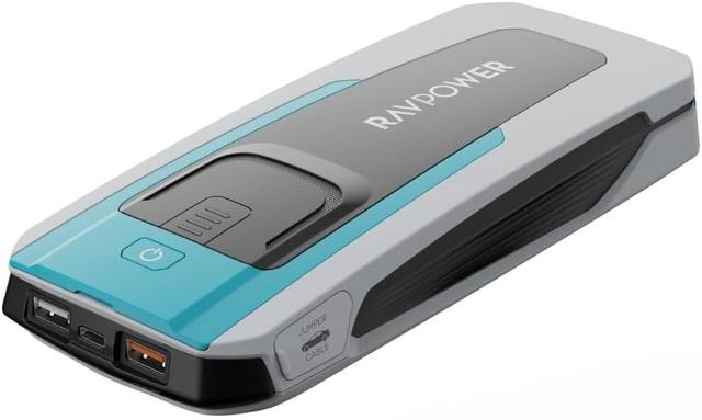 RAVPower 3-in-1 Jump Starter with 16000mAh Power Bank And LED Flashlight