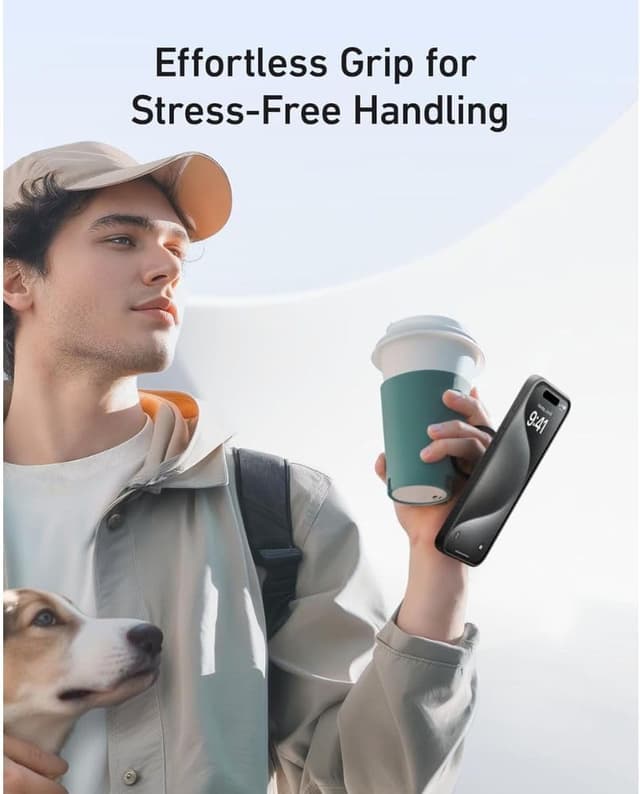 Anker iPhone 16 Pro Max Magnetic Clear Case With Ring Stand