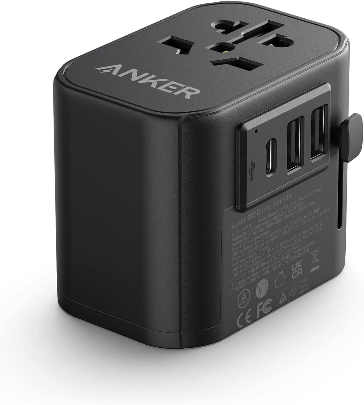 Anker PowerExtend 30W Wall Charger with Travel Plug