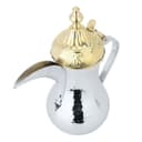دلة قهوة هندية صغيرة فضية مع ذهبي من السيف غاليري Al Saif Gallery India Indian Dallah Small Silver With Gold