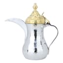 دلة قهوة هندية صغيرة فضية مع ذهبي من السيف غاليري Al Saif Gallery India Indian Dallah Small Silver With Gold
