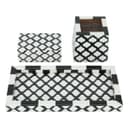 Al Saif Gallery India Black Seashell Incense Burner Set With White 3 Pieces