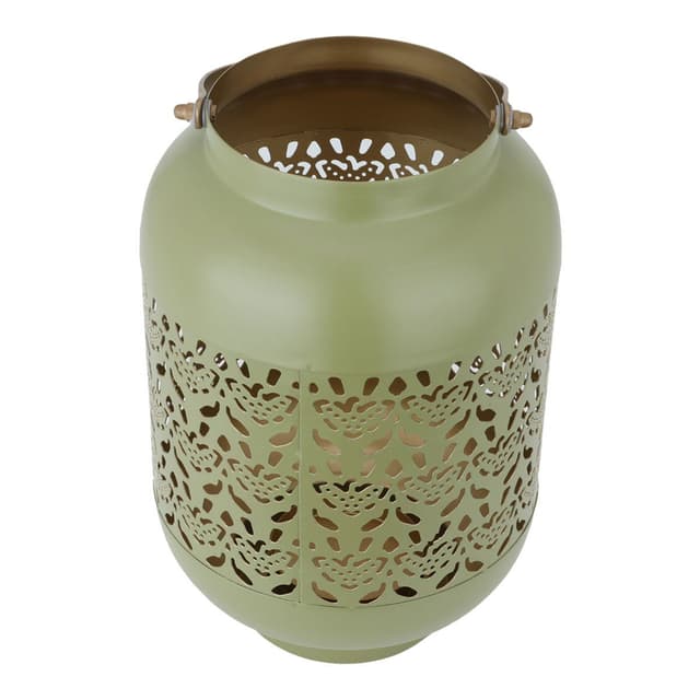 Al Saif Gallery India Oil Candle Holder With Big Golden Hand