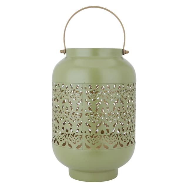 Al Saif Gallery India Oil Candle Holder With Big Golden Hand