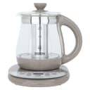 Edison Glass Kettle 1.8 Liter Beige With Electronic Base 800-950 Watt
