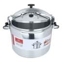 قدر ضغط فولكانو مصنوع من الألمنيوم بسعة 50لتر من السيف غاليري Al Saif Gallery Volcano Silver Aluminum Pressure Cooker 50 Liter