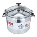 قدر ضغط فولكانو مصنوع من الألمنيوم بسعة 50لتر من السيف غاليري Al Saif Gallery Volcano Silver Aluminum Pressure Cooker 50 Liter