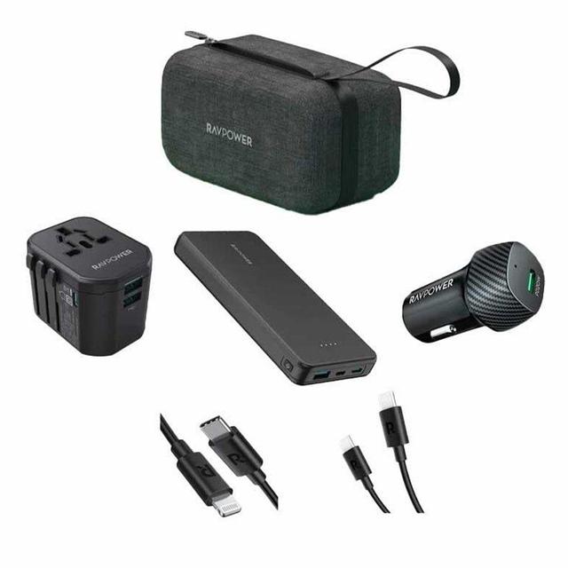 RAVPower 5-in-1 Travel Charging Combo