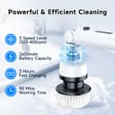 Rotating Electric Cleaning Brush 9 Brush Heads - 708618