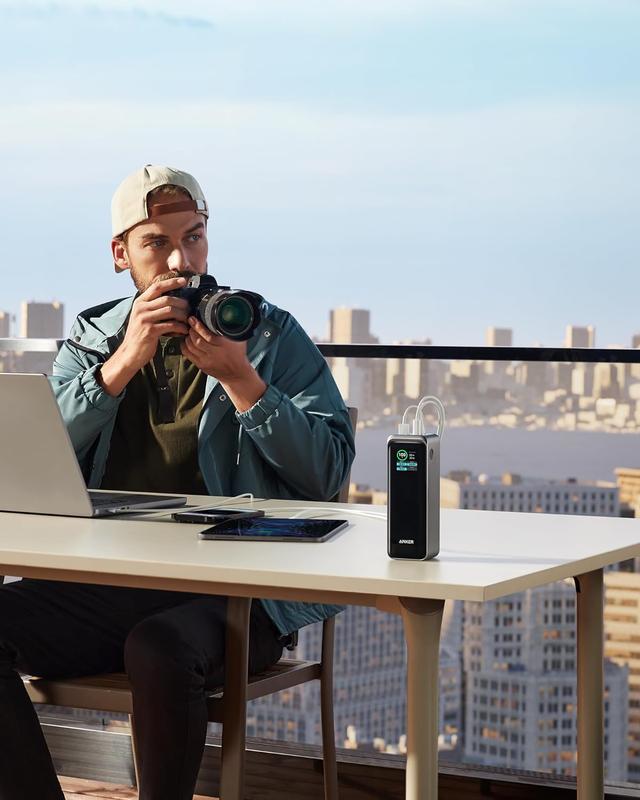 باور بانك شاحن متنقل انكر برايم 27650 مللي أمبير 250 واط Anker Prime 737 Powercore Power Bank