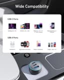 Anker 535 Car Charger 67W 2 USB-C And 1 USB-A Ports With USB-C Cable