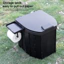 حمام متنقل للبر​ قابل للطي Portable Outdoor Toilets