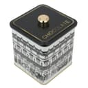 Al Saif Gallery Metal Box Black And Gray For Chocolate