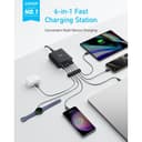 شاحن مكتبي انكر 6 منافذ 112 واط Anker Fast Desktop Charger
