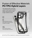 Ringke Fusion-X Compatible with iPhone 16 Pro Case Cover Transparent Hard Back Soft Flexible TPU Bumper Scratch Resistant Shockproof Protection iPhone 16 Pro Back Phone Cover- Black