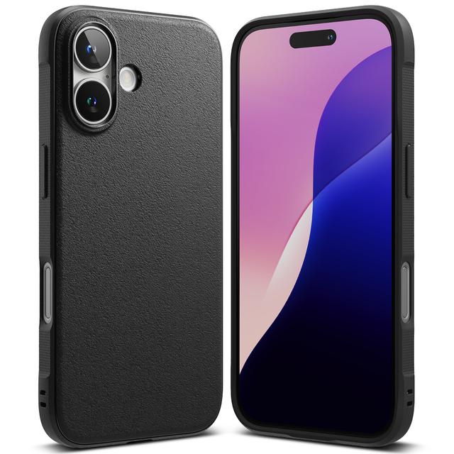 كفر ايفون 16 بلص للحماية من الصدمات باللون الأسود رينجكي Ringke Onyx Case Compatible with iPhone 16 Plus - SW1hZ2U6MzM3MDU1Mg==