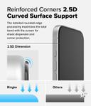 Ringke Tempered Glass [Easy Slide] Compatible with iPhone 16 Plus/ iPhone 15 Plus Screen Protector, Case Friendly Shatterproof Premium 9H Hardness, Anti-Scratch, Easy to Install - 2 Pack, W Installation Jig - SW1hZ2U6MzM3MDYzNQ==