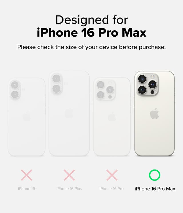 Ringke Fusion Magnetic Case Compatible with iPhone 16 Pro Max Case Cover [Strong Magnet] [Military-Grade Protection] Anti-Fingerprint Rugged Shockproof Protective Phone Cover- Clear