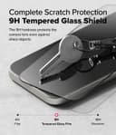 شاشه حمايه ايفون 16 برو ماكس قطعتين مع قالب تثبيت رينجكي Ringke Tempered Glass  Compatible with iPhone 16 Pro Max Screen Protector