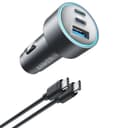 Anker 535 Car Charger 67W 2 USB-C And 1 USB-A Ports With USB-C Cable