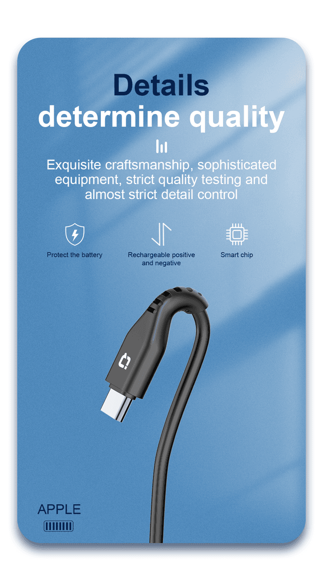 IQ Touch 1M 100W USB-C to USB-C Fast Data & Charging Cable - SW1hZ2U6MzQyNTQ0Ng==